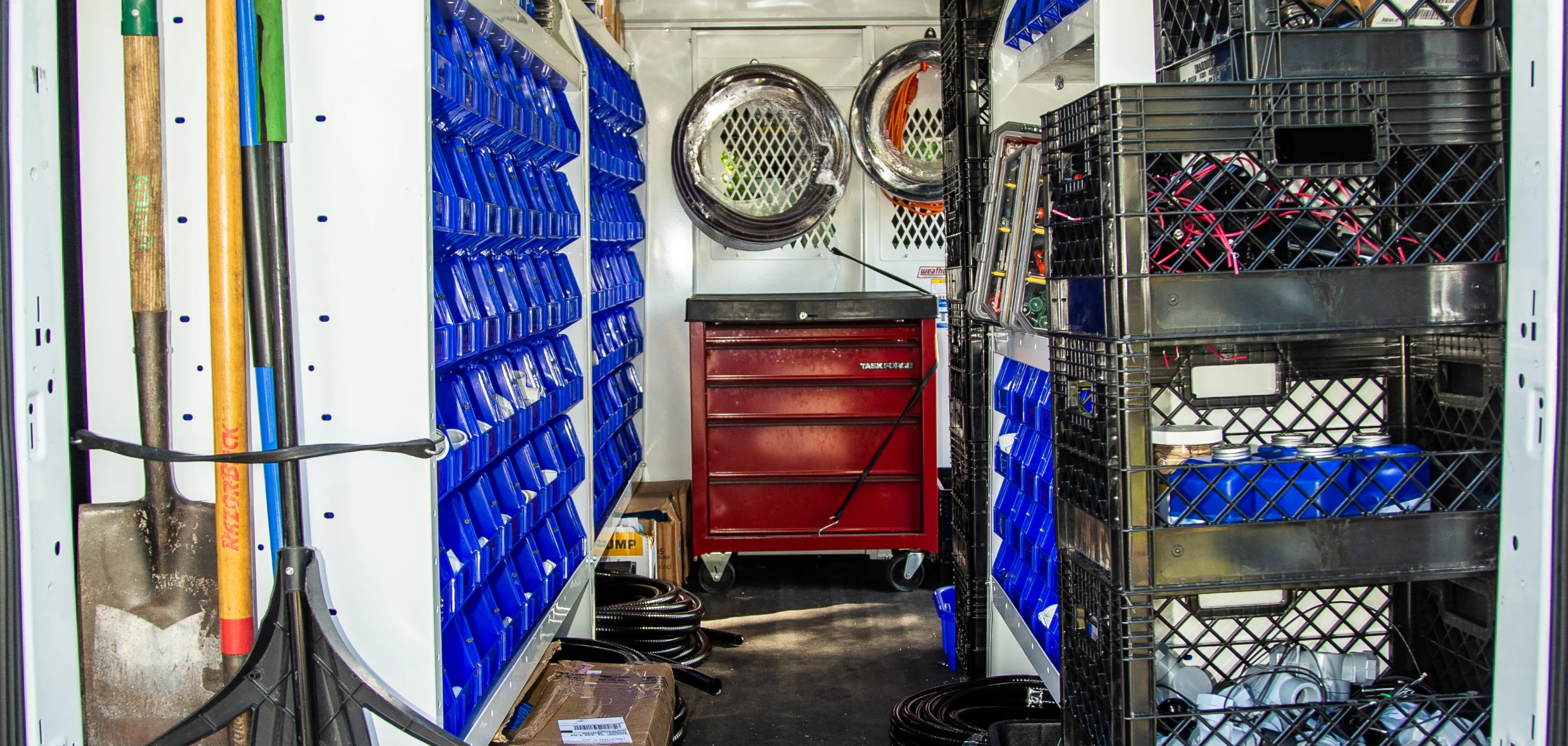 Fully stocked trucks