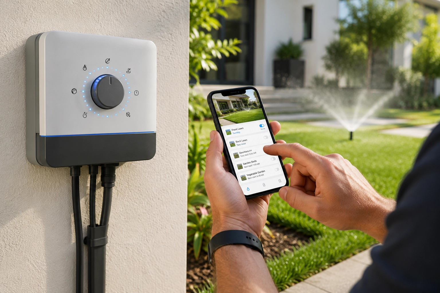 Smart irrigation and water-saving solutions