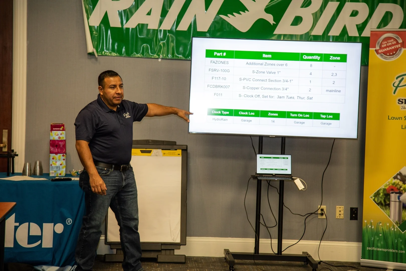 Pacific Lawn Sprinklers training photo