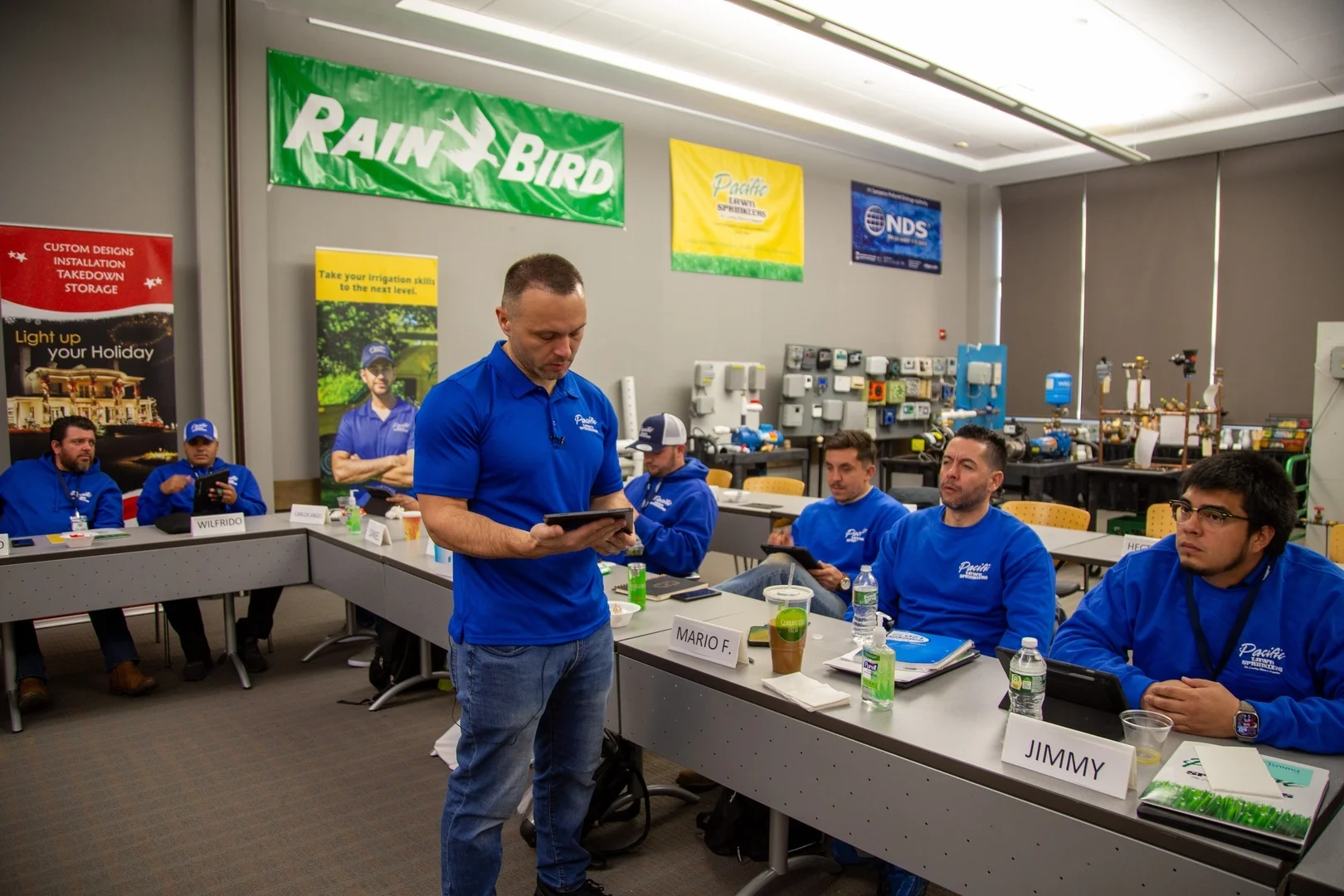 Pacific Lawn Sprinklers training photo