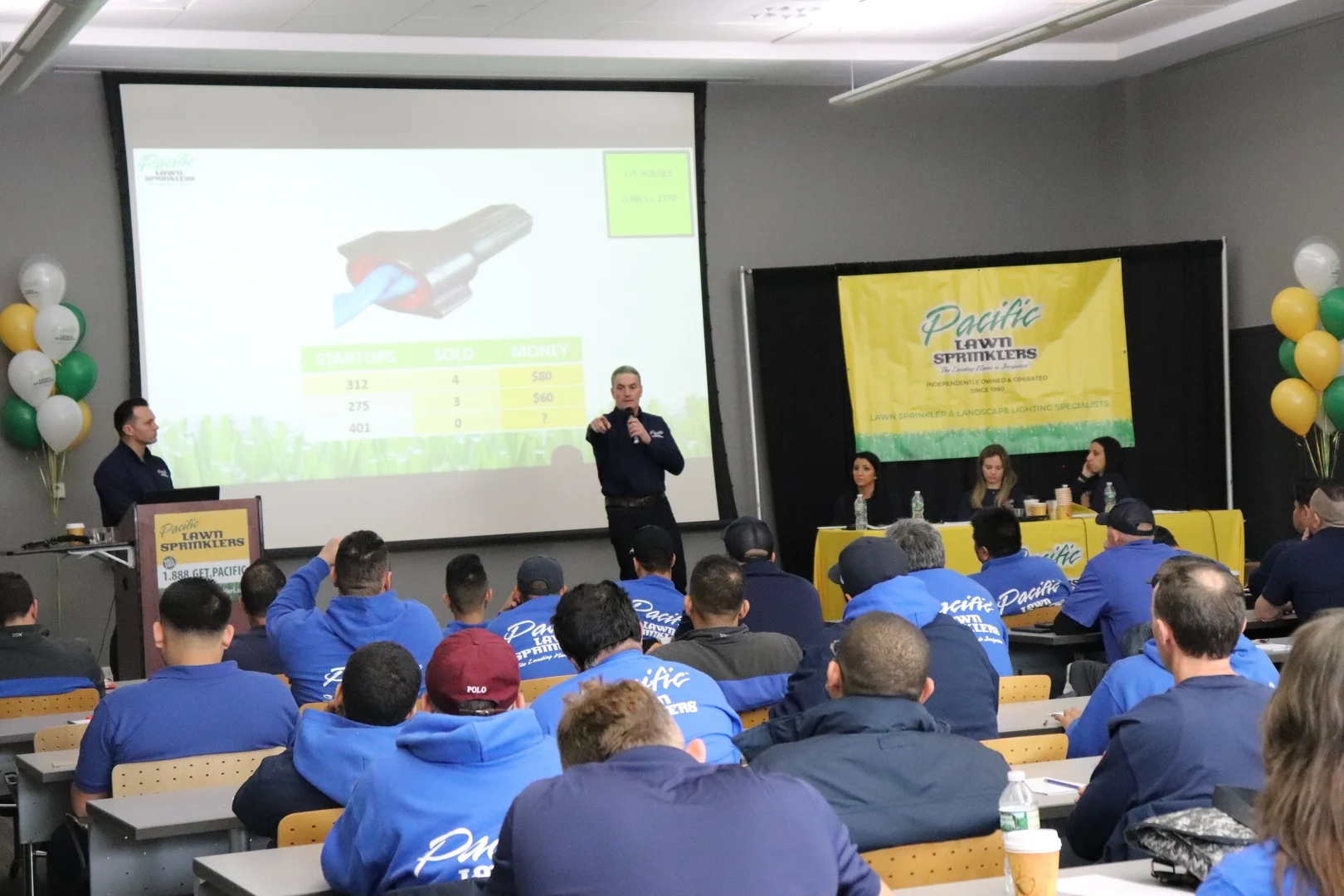 Pacific Lawn Sprinklers training photo