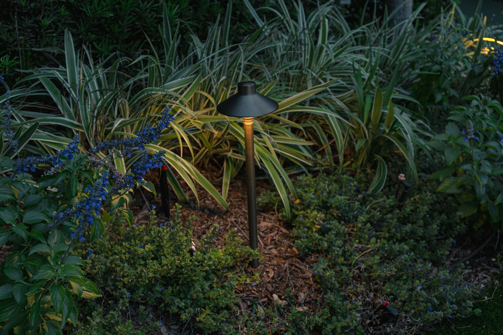 Landscape lighting installed by Pacific Lawn Sprinklers