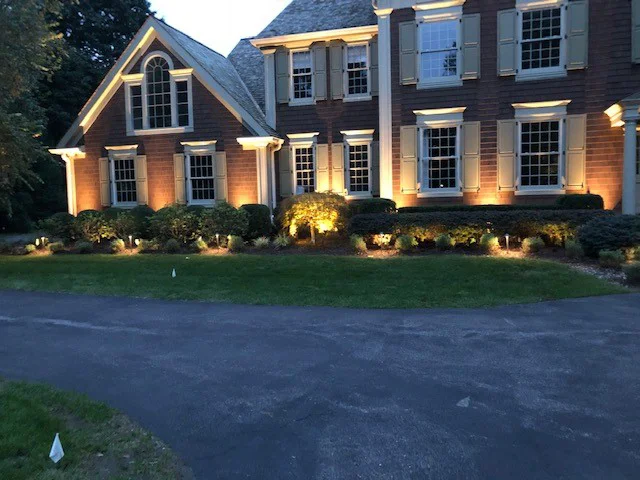 Landscape lighting installed by Pacific Lawn Sprinklers
