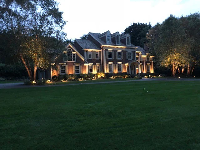 Landscape lighting installed by Pacific Lawn Sprinklers
