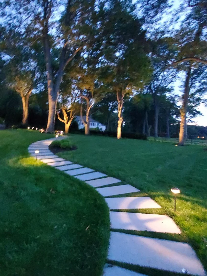 Landscape lighting installed by Pacific Lawn Sprinklers